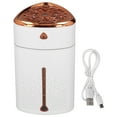 thumbnail image 1 of Humidificador de escritorio blanco de 1000 ml con interfaz USB, luz LED colorida, control táctil, pequeño humidificador para el hogar, la oficina y el dormitorio., 1 of 14