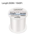 thumbnail image 2 of Uxcell 1640FT 8lb 2.5# Fluorocarbon Coated Monofilament Nylon Fishing Line String Wire Clear, 2 of 8