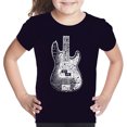 thumbnail image 1 of Girl's Word Art T-shirt - Bass Guitar, 1 of 2