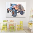 thumbnail image 3 of Stupell Industries Old Rustic Truck Illustration Canvas Wall Art, design by Steve Hunziker, 3 of 8