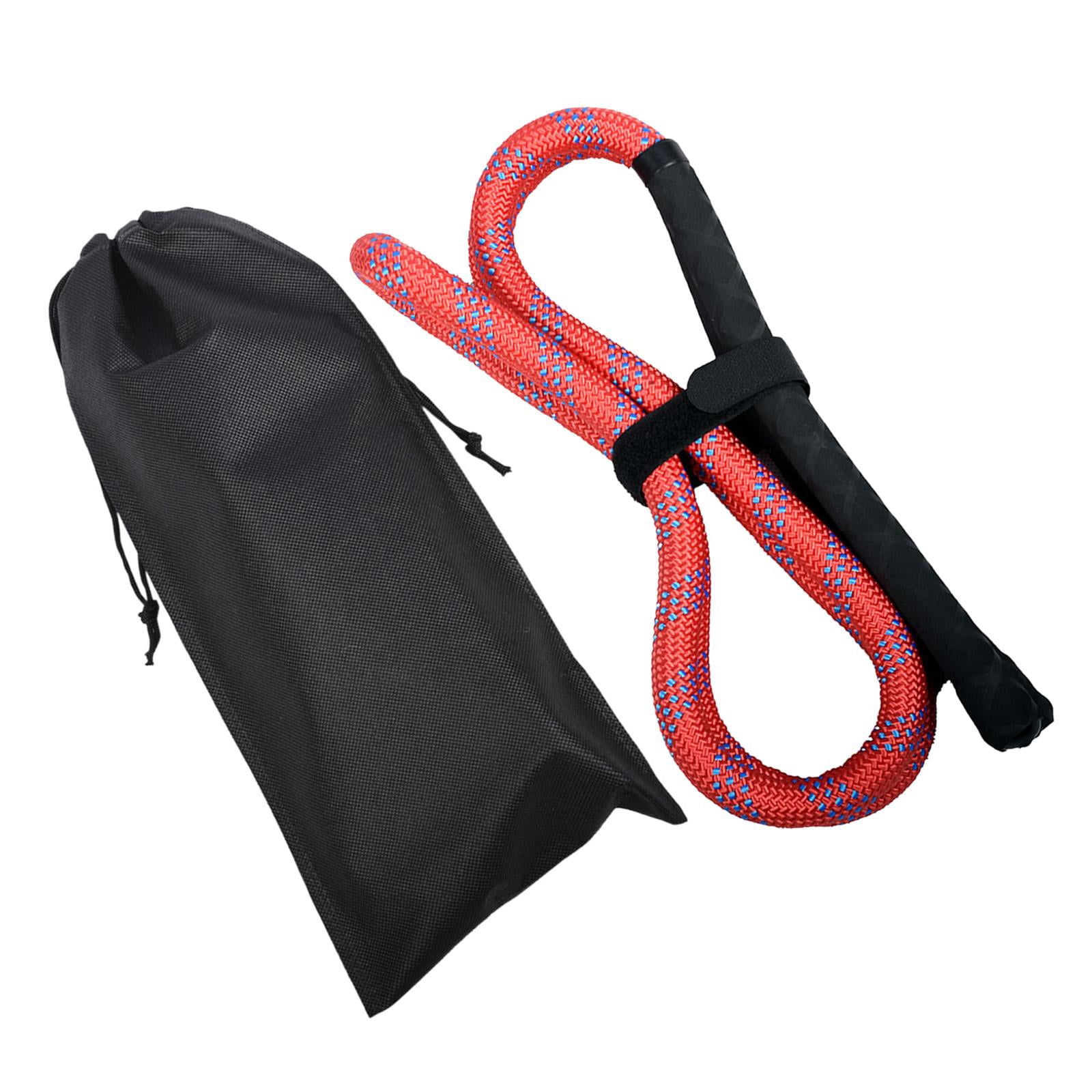 harayaa Golf Swing Rope Trainer Golf Practice Anti Slip Grip Golf Swing Red Rope Black Grip