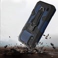 thumbnail image 4 of Kaleidio Case for Samsung Galaxy A01 [Travel Armor] Rugged Shockproof [Kickstand Clip] Magnetic Impact Cover [Black/Blue], 4 of 6