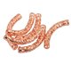 thumbnail image 1 of 6 Piezas de oro and rosa Filigrana Abalorios Brazaletes Hallazgos de Joyería, 1 of 7