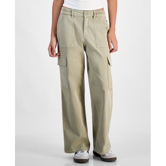 Ultra Flirt ABBEY STONE Juniors' Stretch-Waistband Cargo Pants, US Medium