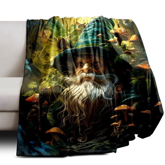 Throw Blanket Soft Plush Fleece Blanket 30In × 39In Home Decor Cozy Camping Blanket for Gift Bedding Essentials