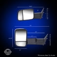thumbnail image 5 of Brock Power Towing Mirror for 2011-2012 1500 Flip-Up Turn Signal Indicator Puddle Lamp Memory Left, 5 of 9