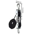 Okaydehi Rope Hoist Block and Tackle 2200 Lbs Breaking Strength Pulley