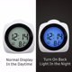 thumbnail image 2 of Digital LCD voz multifunción LED proyección alarma de temperatura para niños adultos, blanco Afortunado Sencillez, 2 of 3