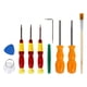 thumbnail image 5 of Juego de destornilladores profesionales de 9 uds, herramientas manuales resistentes para bricolaje, instalación de reparación y de herramientas Macarena Destornillador, 5 of 7