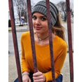 thumbnail image 3 of HSHDLDF Ponytail Messy Bun BeanieTail Women's Beanie Solid Ribbed Hat Cap, 3 of 6