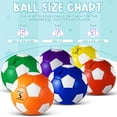 thumbnail image 3 of Juego de 12 balones de fútbol Libima, tamaño 4, coloridos con 2 bombas, 3 of 7