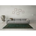 thumbnail image 3 of Ahgly Company Indoor Square Persian Turquoise Blue Traditional Area Rugs, 8' Square, 3 of 4