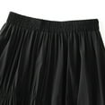 thumbnail image 3 of Summer Savings Clearance! Edvintorg Skirt Women Fashion Solid Color Summer Skirt Casual Elastic High Waist A Line Midi Skirts Women Gifts Black Free Size, 3 of 6