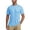Blue, variant on Mens T Shirts Short Sleeve Crew Neck Loose Fit Gery T-Shirts Mens Fashion Clothing