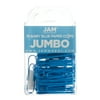 JAM Paper Colorful Jumbo Paper Clips, Large 2 inch, Baby Blue, 75/Pack