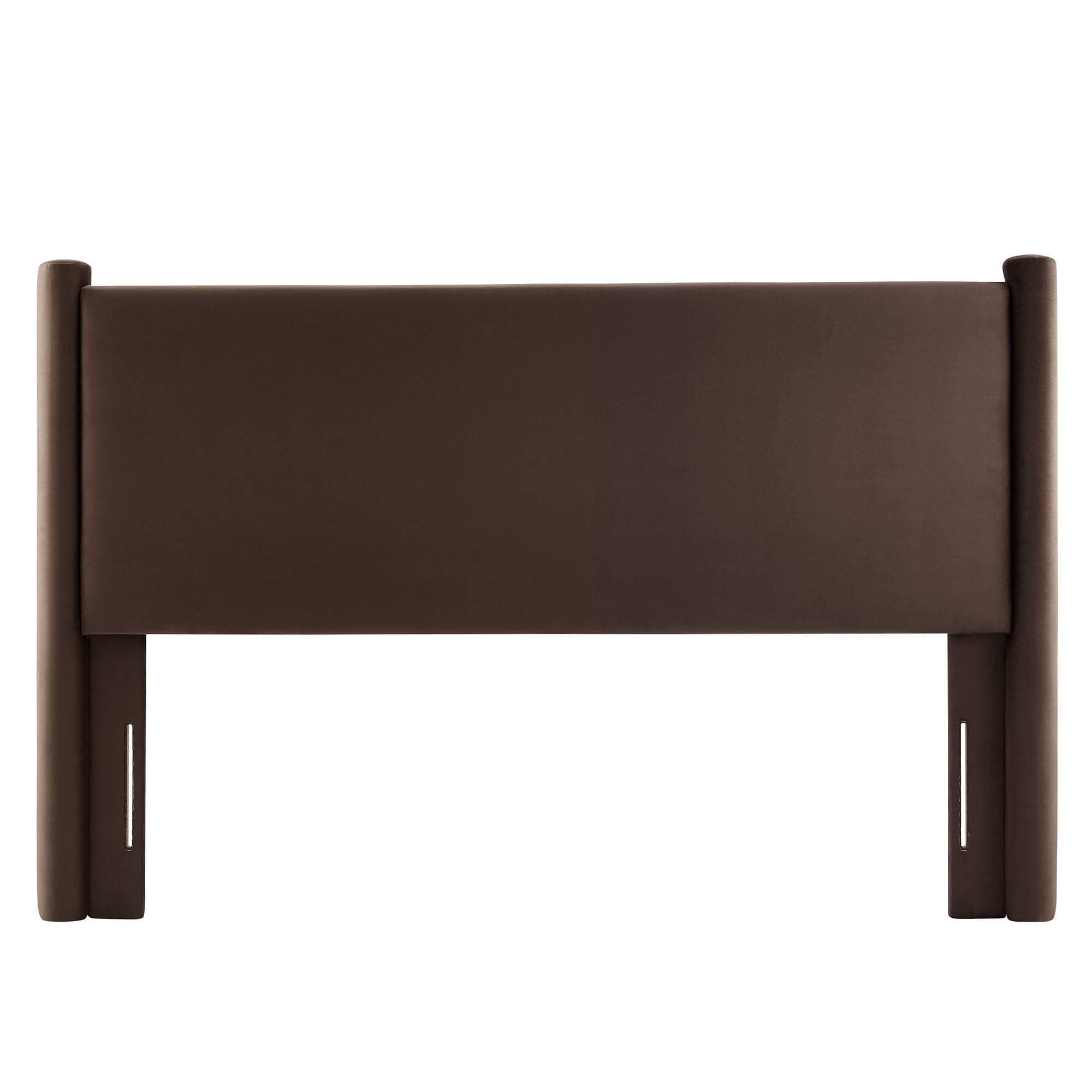 Rael King Headboard in Chocolate Brown