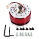 thumbnail image 1 of Adaptador de cubo de liberación rápida de volante de bola con perno de 6 orificios universal Kit de casquillo a presión rojo, 1 of 3