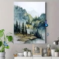 thumbnail image 4 of UXIEQU Misty Mountain Forest Landscape Canvas Wall Art Print 15.75x11.81 Inches, 4 of 8