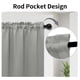 thumbnail image 2 of Cortinas Opacas para Puerta Color Gris Claro 132x102 cm 1 pieza, 2 of 7