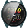thumbnail image 5 of KOMI Compatible avec Garmin Forerunner 265S Étui de Protection, Étui de Protection PC Résistant aux Rayures avec Protecteur d'Écran en Verre Trempé HD pour Garmin Forerunner 265S (Pas 265)(Vert), 5 of 5