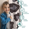 thumbnail image 3 of Blackout Kids Curtains,Beige and Black Of Leopard Print Childrens Insulated Curtains Set Of 2,Bedroom Essentials,Toddler Room Decor 42"x63", 3 of 5