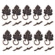 thumbnail image 1 of 10 Conjuntos Hoja OT Corchetes de palanca Conectores de broche de Joyería DIY Platino Sunnimix, 1 of 8
