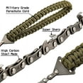thumbnail image 5 of 24 Inch Pocket Chainsaw with Paracord Handle Folding Chain Hand Saw for Wood Fast Cutting Tree Camping Tools, 5 of 6