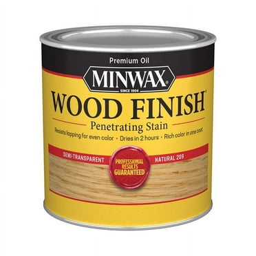 4-Pack of 1/2 pt Minwax 22090 Natural Wood Finish Oil-Based Wood Stain