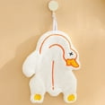 thumbnail image 6 of Kitchen Hand Towel with Hanging Loop,Absorbent Coral Fleece Towel for Kitchen, Dish Drying Towel,Farmhouse Rooster Duck Pattern Decorative Towel, Soft Hand Towel for Kitchen Sink, Home Decor, 6 of 6