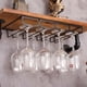 thumbnail image 2 of Estante para copas de vino, soporte para copas de vino debajo del gabinete, estante para copas de vino, utilizado para mostradores de bar y gabinetes de cocina, puede contener varios, 2 of 5