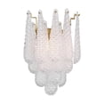 thumbnail image 5 of OLL-6002-AG-CL Crystorama Lighting Ollie - 2 Light Wall Sconce-18.75 Inch Tall and 14 Inch Wide-Aged Brass Finish-Clear Glass Color, 5 of 7