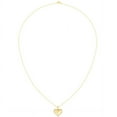 thumbnail image 4 of Primal Gold 14 Karat Yellow Gold Polished 3-D Puffed Heart Pendant with 18-inch Cable Rope Chain, 4 of 6
