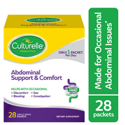 Culturelle Abdominal Daily Support & Comfort Powder, for Digestive Health* and Gas Relief, 28 Count