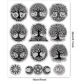 thumbnail image 2 of Tree of Life Cling Rubber Stamp 7.09x8.66inch Celestial Body EVA Stamps Embossing Stamp Seal Rubber Stamps for DIY Scrapbooking and Card Making Paper Craft Decor, 2 of 7