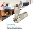 thumbnail image 2 of Steren BNC Jack to F Plug Coax Adapter, 2 of 6