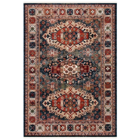 SAFAVIEH Herat Flint Oriental Area Rug, Cream/Rust, 4' x 6'