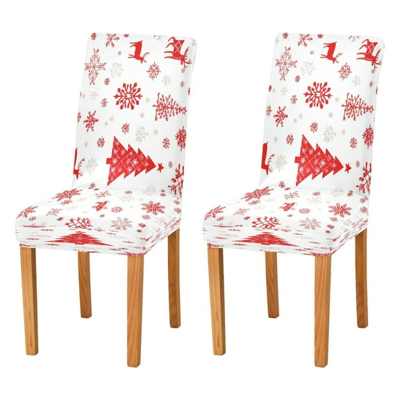 BZSMCE Chairs Slipcovers Dining Chair Covers Fashion Christmas Pattern Creative Pattern