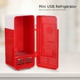 thumbnail image 2 of Peahefy Refroidisseur de Boissons Portable, Mini Réfrigérateur, Mini Réfrigérateur USB de Bureau Mini Chauffage et Refroidissement à Double Usage Réfrigérateur Portable Refroidisseur de Boissons, 2 of 8