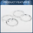 thumbnail image 4 of Unique Bargains Hub Centric Rings, 60.1mm ID to 74.1mm OD Vehicle Wheel Hubrings Aluminum Alloy, 4 Pcs, 4 of 6