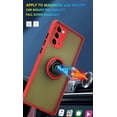 thumbnail image 3 of is specially designed for Samsung Galaxy Note 20 Anti-Scratches,anti-fingerprint, built-in 360° rotating ring bracket solid and durable magnetic car phone case, suitable for 6.7inches Women-Red, 3 of 12