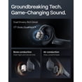 thumbnail image 5 of New Shokz OpenRun Pro 2 - Open-Ear, Bone Conduction Sport Headphones - Sweat Resistant, Workout Headphones with 30ft Bluetooth - Secure, Comfortable Fit - Deep Bass and Smart Mic - SHOKZ App (Black), 5 of 10