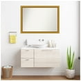 thumbnail image 4 of Amanti Art Custom Wall and Bathroom Mirror (29.75 x 41.75 in.), Townhouse Gold Frame, 4 of 7