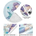 thumbnail image 2 of Coolnut Mermaid Christmas Tree Skirt Home Decoration Large Round Christmas Tree Skirt for Holiday Party Home Christmas Day Ornaments,35.4", 2 of 6