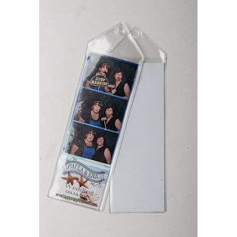 Photo Booth Frames Vinyl Photo Booth Bookmark Sleeves, 2x6 inch