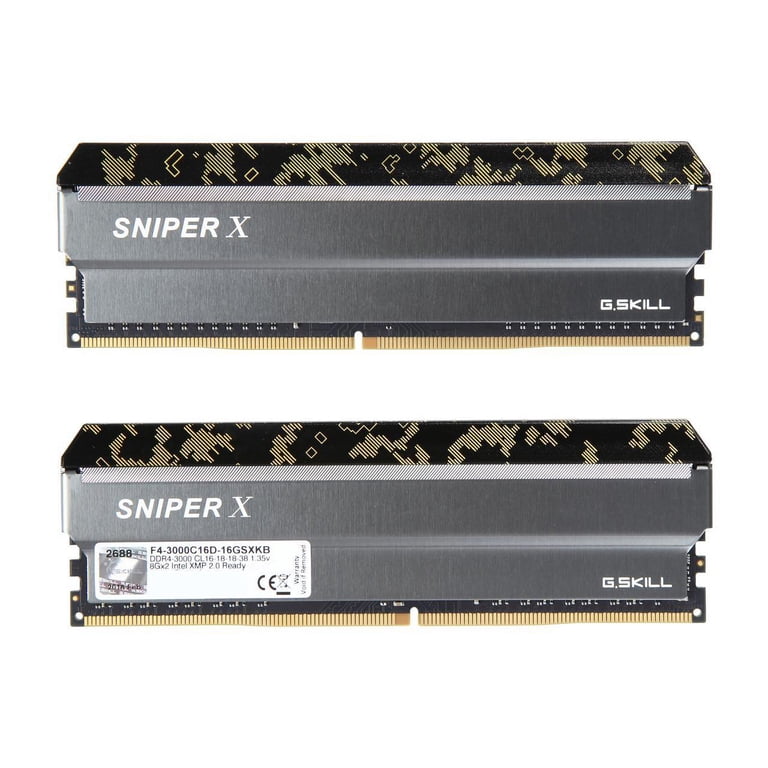 G.SKILL Sniper X Series 16GB (2 x 8GB) DDR4 3000 (PC4 24000
