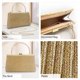 thumbnail image 2 of Bolso de mano de noche para mujer, bolso de banquete elegante con cadena plisada para mujer (champán) Ehuebsd Para Estrenar, 2 of 6