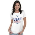 thumbnail image 3 of US Air Force Vintage One Over All Women's T Shirt Ladies Tee Brisco Brands X, 3 of 5
