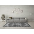 thumbnail image 3 of Ahgly Company Indoor Square Persian Gray Traditional Area Rugs, 5' Square, 3 of 4
