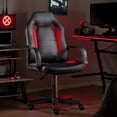 thumbnail image 6 of Snugway Ergonomic Gaming Chair - Adjustable Swivel Computer Desk Chair with PU Leather，Red, 6 of 8