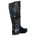 thumbnail image 5 of EVITTA Women's Size 7 Tassle Shiny Black Rubber Rain Boot Rain Boot, 5 of 5